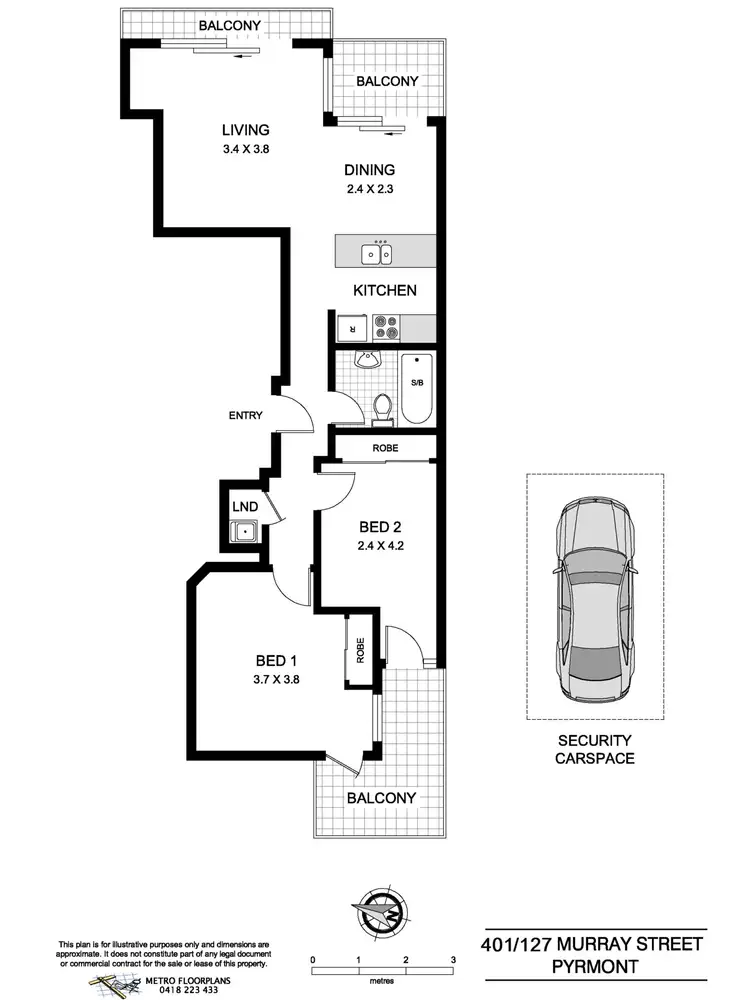 Seventh view of Homely unit listing, 401/127 Murray St, Pyrmont NSW 2009