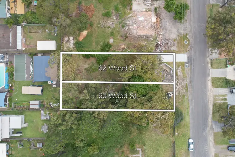 Main view of Homely land listing, 60-62 Wood Street, Bonnells Bay NSW 2264