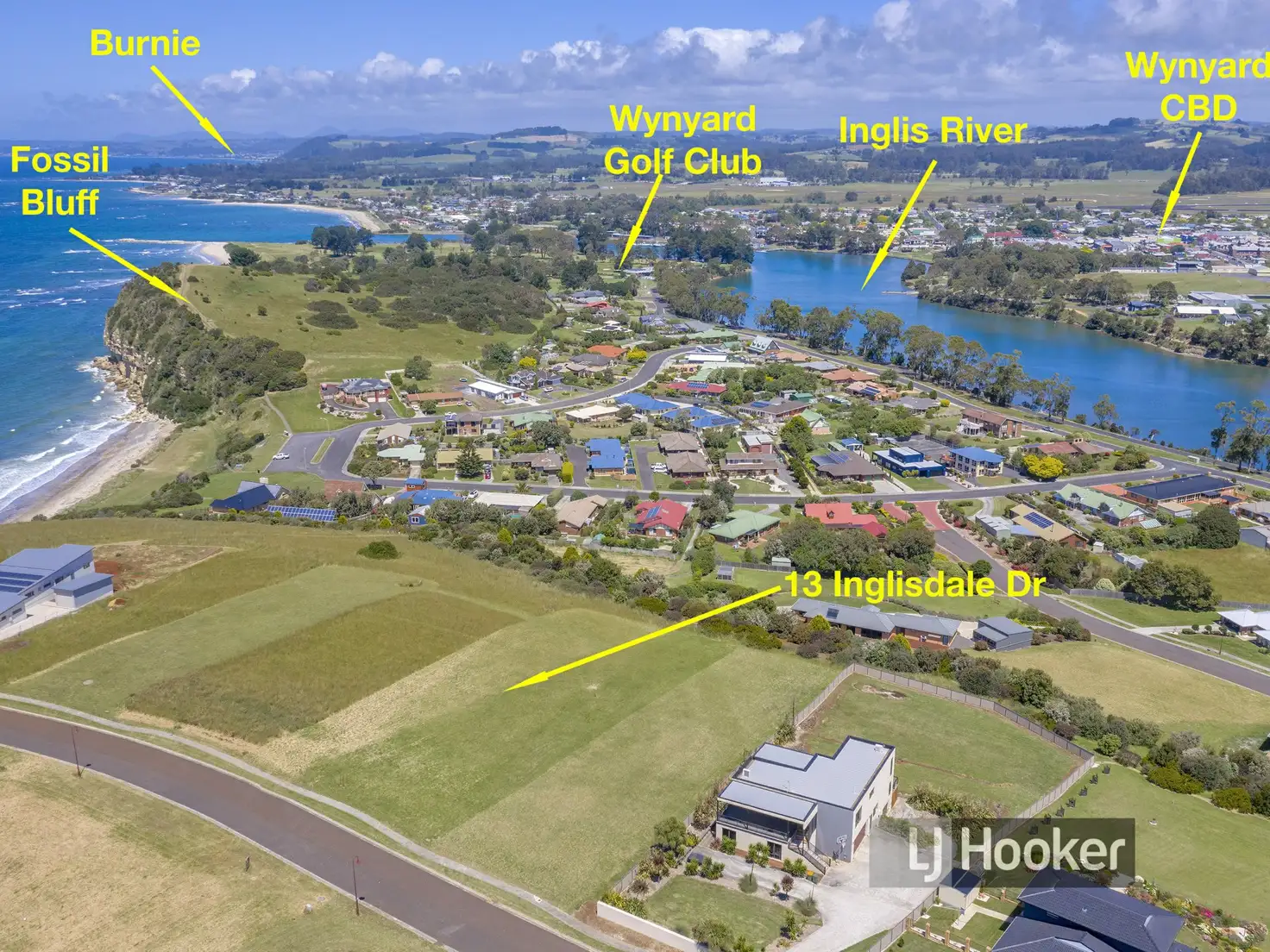 Main view of Homely land listing, 13 Inglisdale Drive, Wynyard TAS 7325