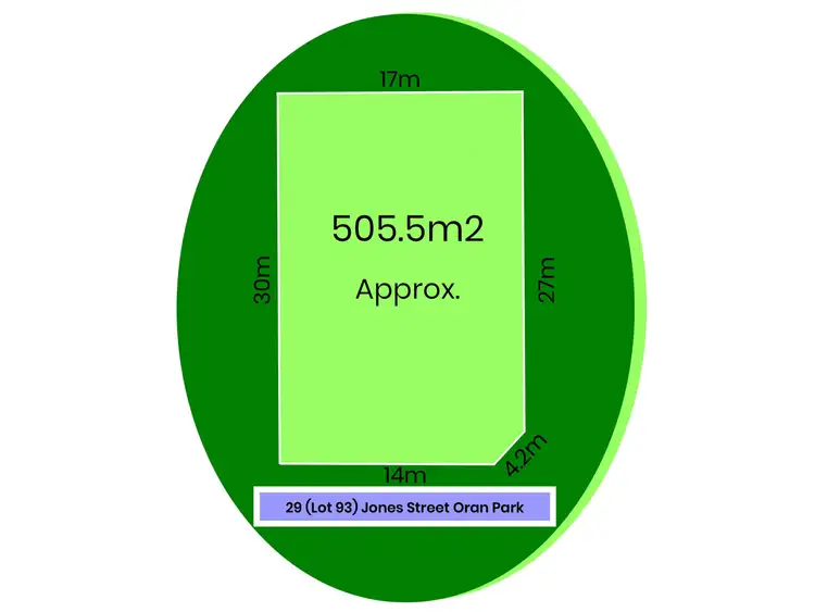 Main view of Homely land listing, Lot 93/29 Jones Street, Oran Park NSW 2570