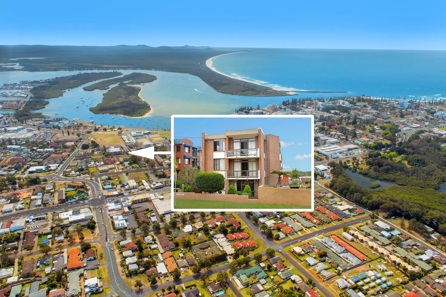 Main view of Homely unit listing, 1/25 Waugh Street, Port Macquarie NSW 2444