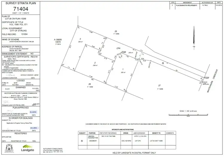 Second view of Homely land listing, 3/24 Whitehaven Crescent, Balga WA 6061