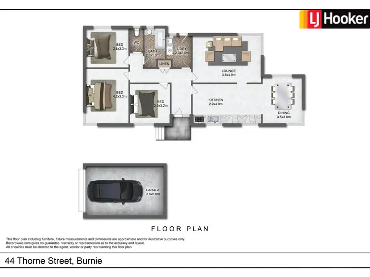 Third view of Homely house listing, 44 Thorne Street, Acton TAS 7320