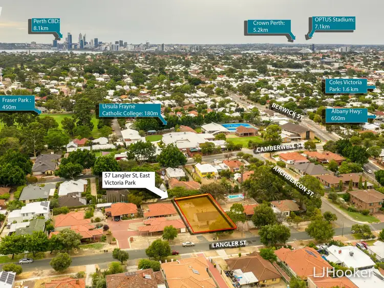 Second view of Homely land listing, 57B Langler Street, East Victoria Park WA 6101