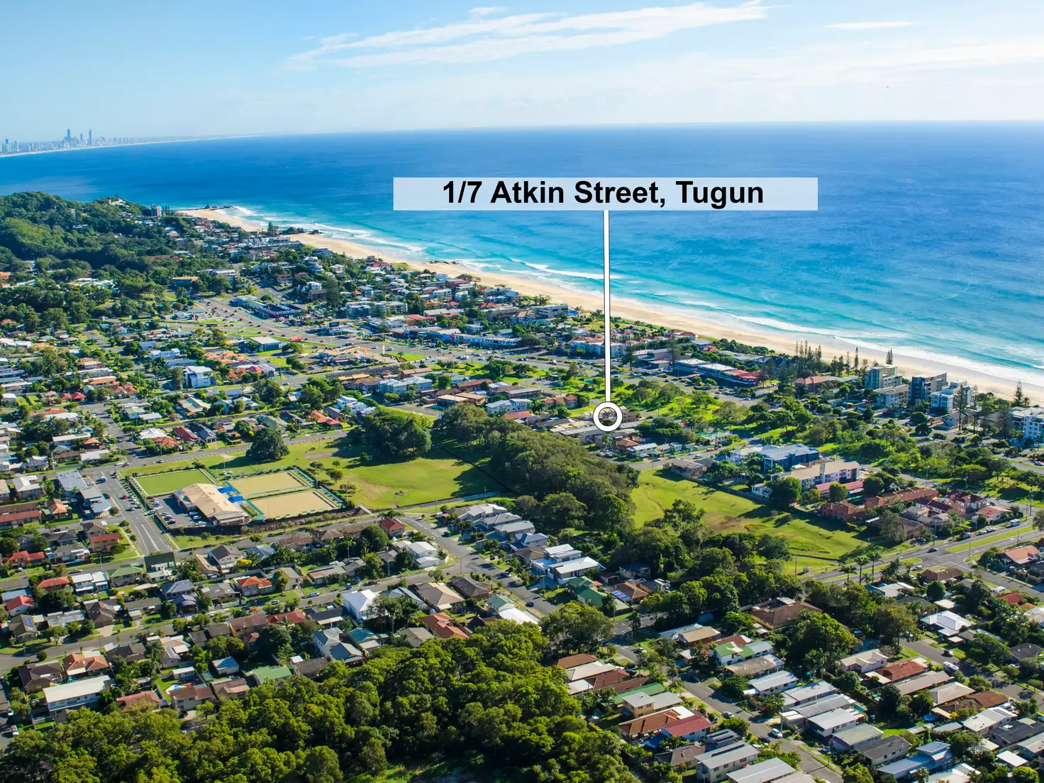Main view of Homely unit listing, 1/7 Atkin Street, Tugun QLD 4224