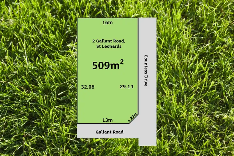 Main view of Homely land listing, 2 Gallant Road, St Leonards VIC 3223
