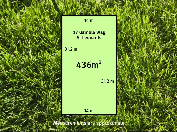 Main view of Homely land listing, 17 Gamble Way, St Leonards VIC 3223