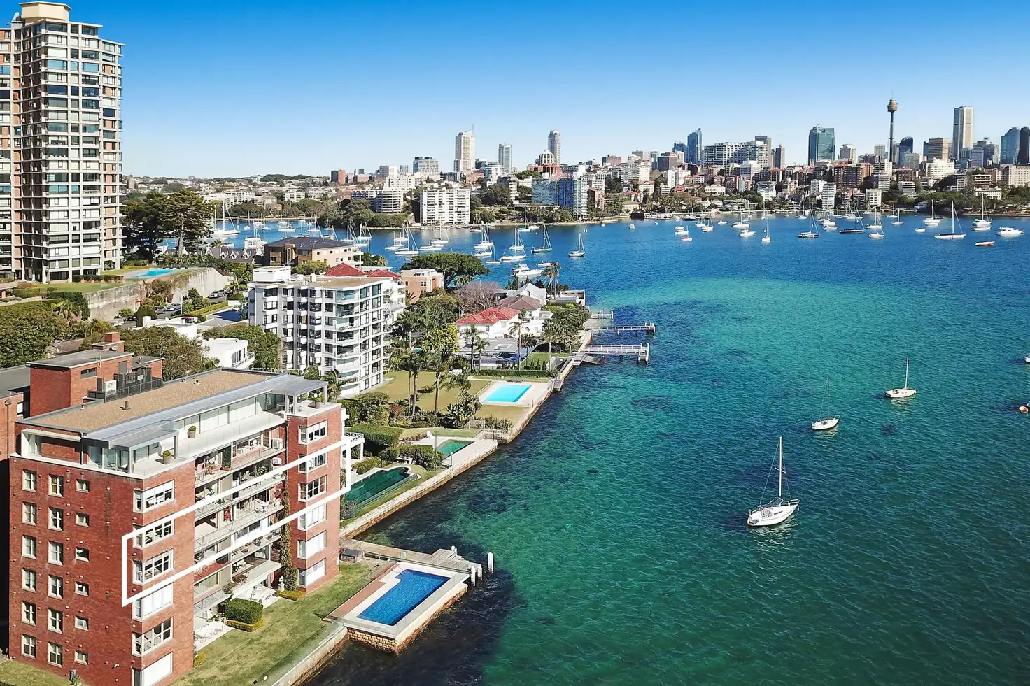 Main view of Homely apartment listing, 15 & 16/85 Yarranabbe Road, Darling Point NSW 2027