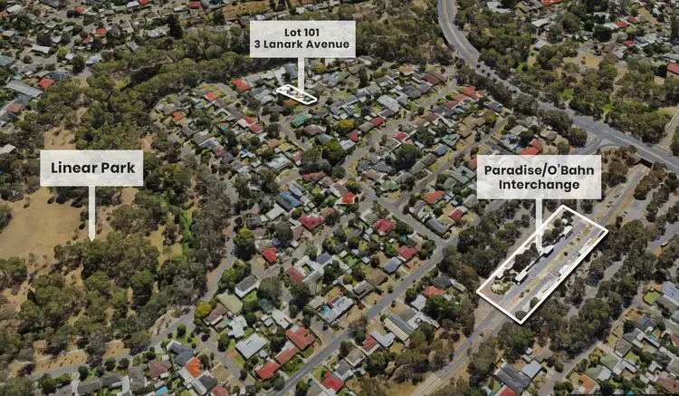 Second view of Homely land listing, LOT 101, 3 Lanark Avenue, Paradise SA 5075