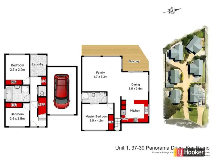 Third view of Homely townhouse listing, 1/39-41 Panorama Drive, San Remo VIC 3925