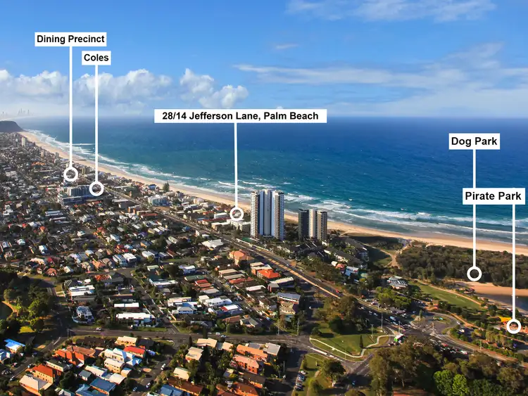 Main view of Homely apartment listing, 28/14 Jefferson Lane, Palm Beach QLD 4221