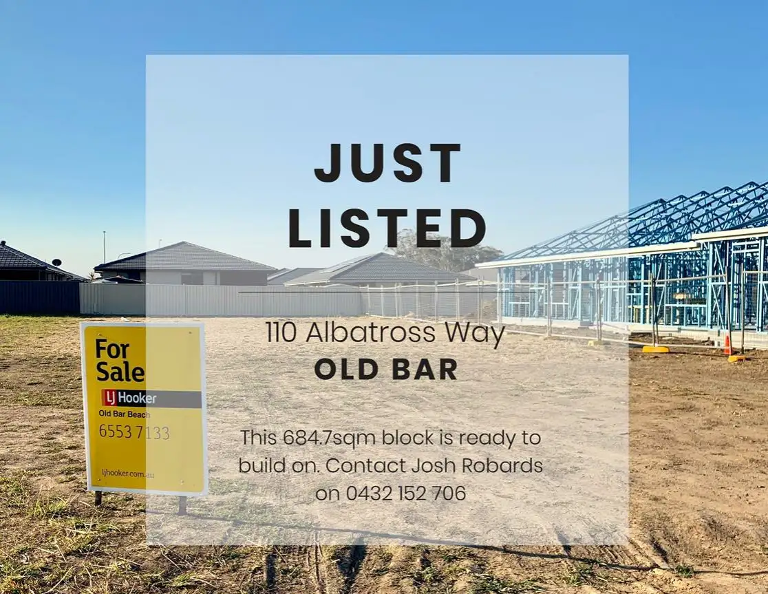 Main view of Homely land listing, 110 Albatross Way, Old Bar NSW 2430
