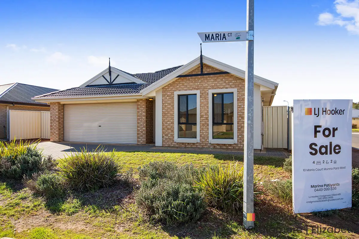 Main view of Homely house listing, 10 Maria Court, Munno Para West SA 5115