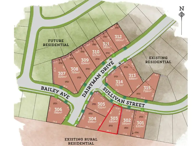 Main view of Homely land listing, Lot 303 Sullivan Street, Raymond Terrace NSW 2324