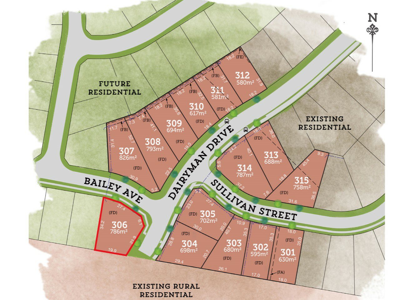 Main view of Homely land listing, Lot 306 Bailey Avenue, Raymond Terrace NSW 2324