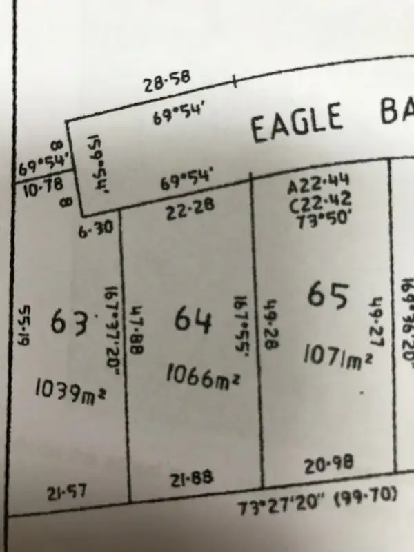 Lot Lot 64/45 Eagle Bay Terrace