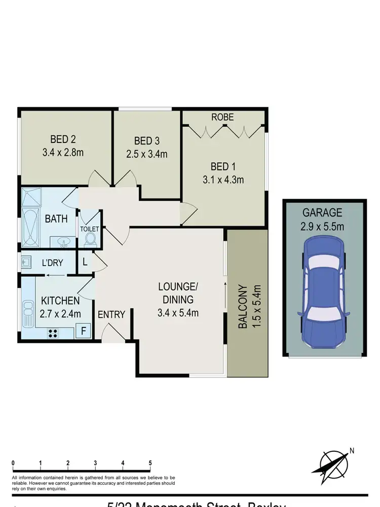 Fifth view of Homely apartment listing, Unit 5/22 Monomeeth Street, Bexley NSW 2207