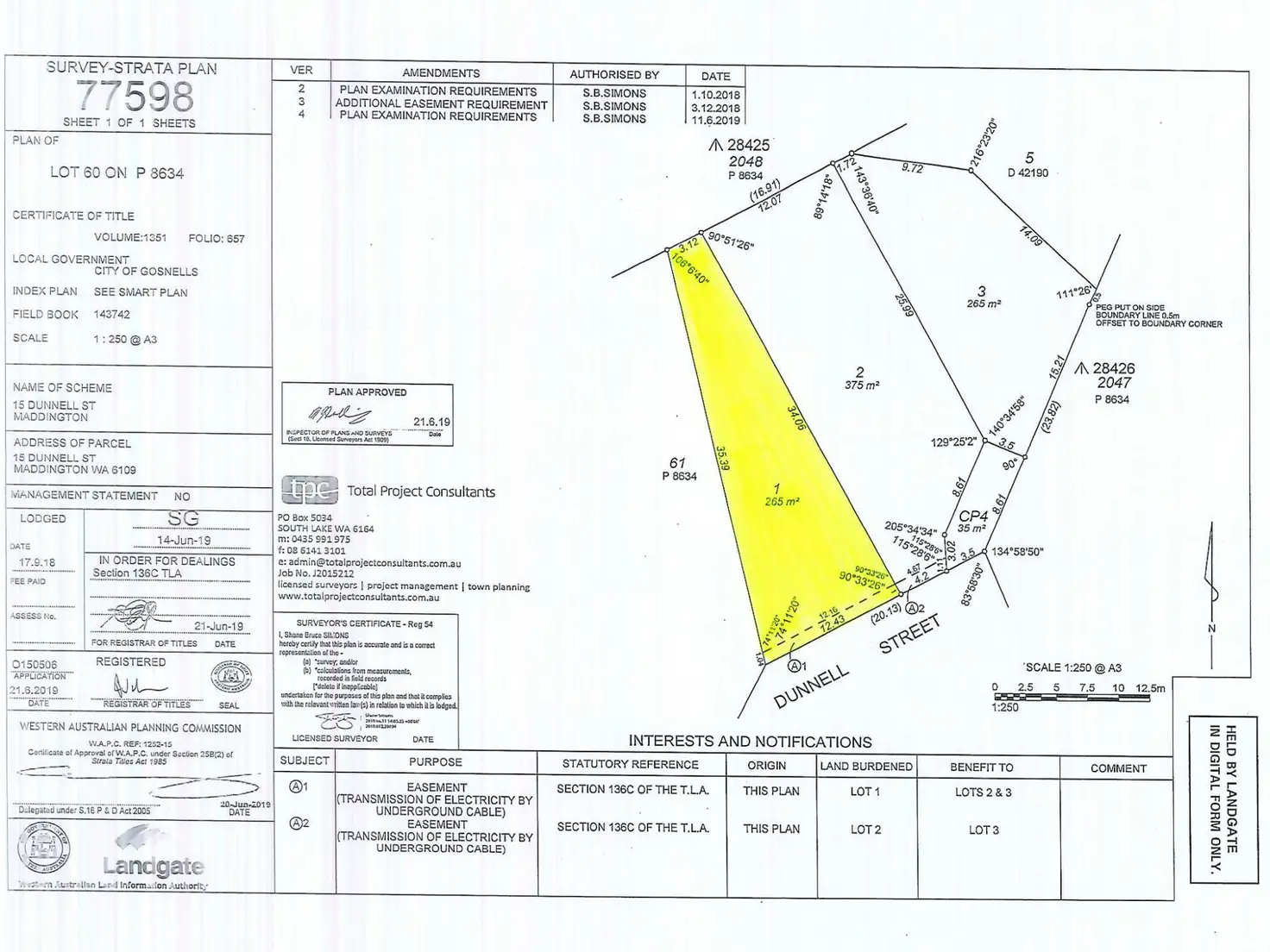 Main view of Homely land listing, 15A Dunnell Street, Maddington WA 6109