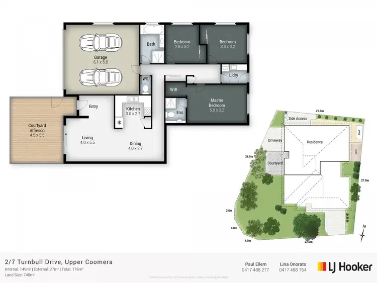 Fifth view of Homely semi-detached listing, 2/7 Turnbull Drive, Upper Coomera QLD 4209