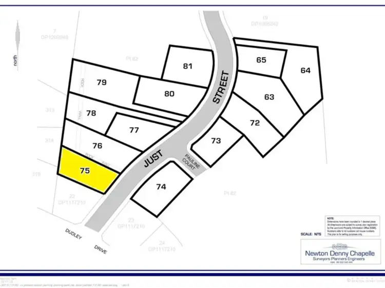 Main view of Homely land listing, Lot 75 Just Street, Goonellabah NSW 2480