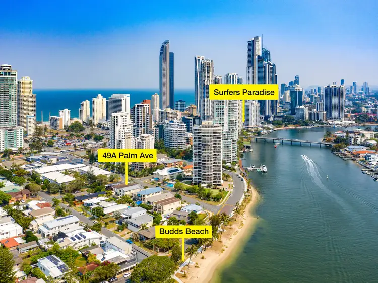 Second view of Homely semi-detached listing, 49A Palm Avenue, Surfers Paradise QLD 4217