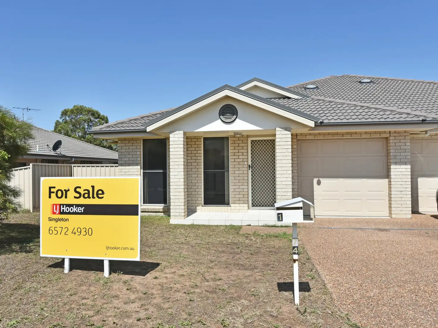 Main view of Homely semi-detached listing, 1/74 Wattle Ponds Road, Singleton NSW 2330