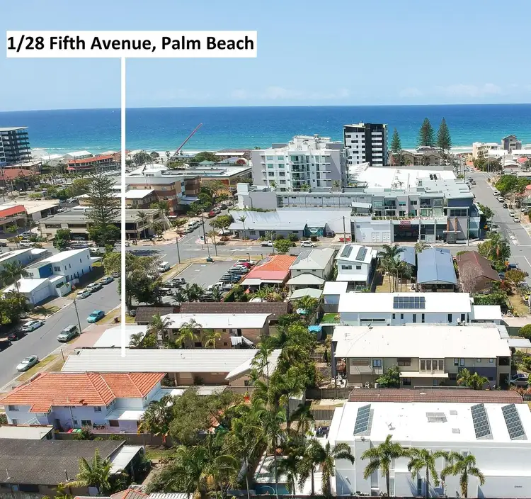 Second view of Homely semi-detached listing, 1/28 Fifth Avenue, Palm Beach QLD 4221