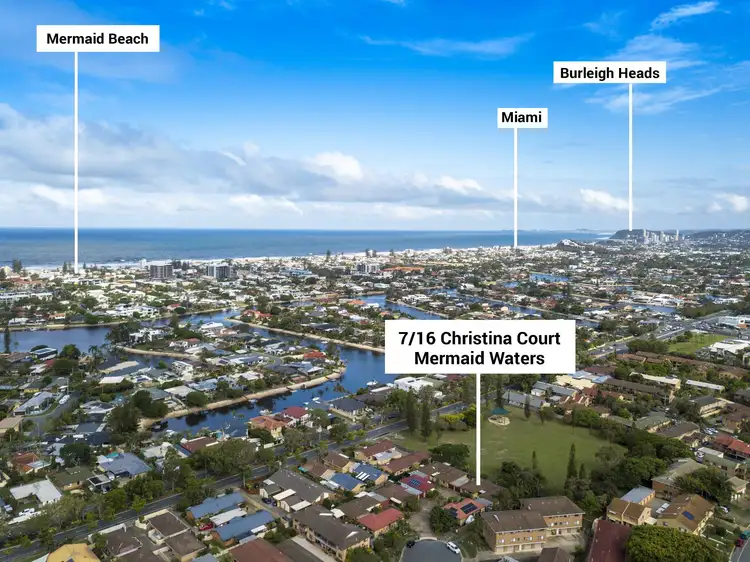 Main view of Homely unit listing, 7/16 Christina Court, Mermaid Waters QLD 4218
