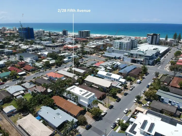 Main view of Homely semi-detached listing, 2/28 Fifth Avenue, Palm Beach QLD 4221