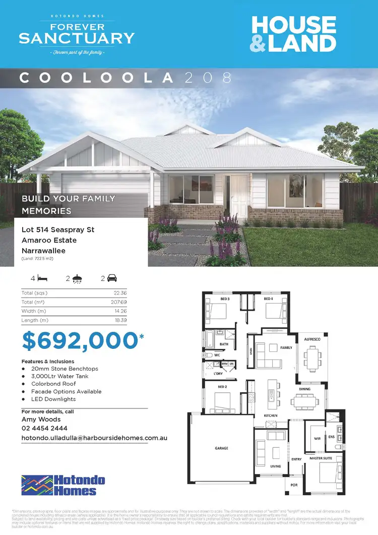Second view of Homely land listing, Lot 514 Seaspray Street, Narrawallee NSW 2539