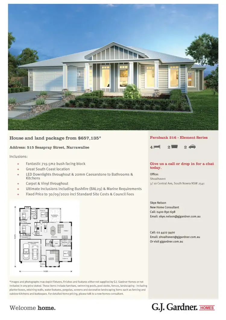 Second view of Homely land listing, Lot 515 Seaspray Street, Narrawallee NSW 2539