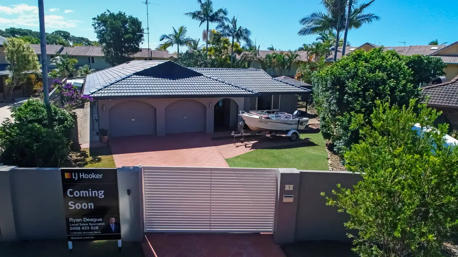 Main view of Homely house listing, 1 Lancelin Drive, Mermaid Waters QLD 4218