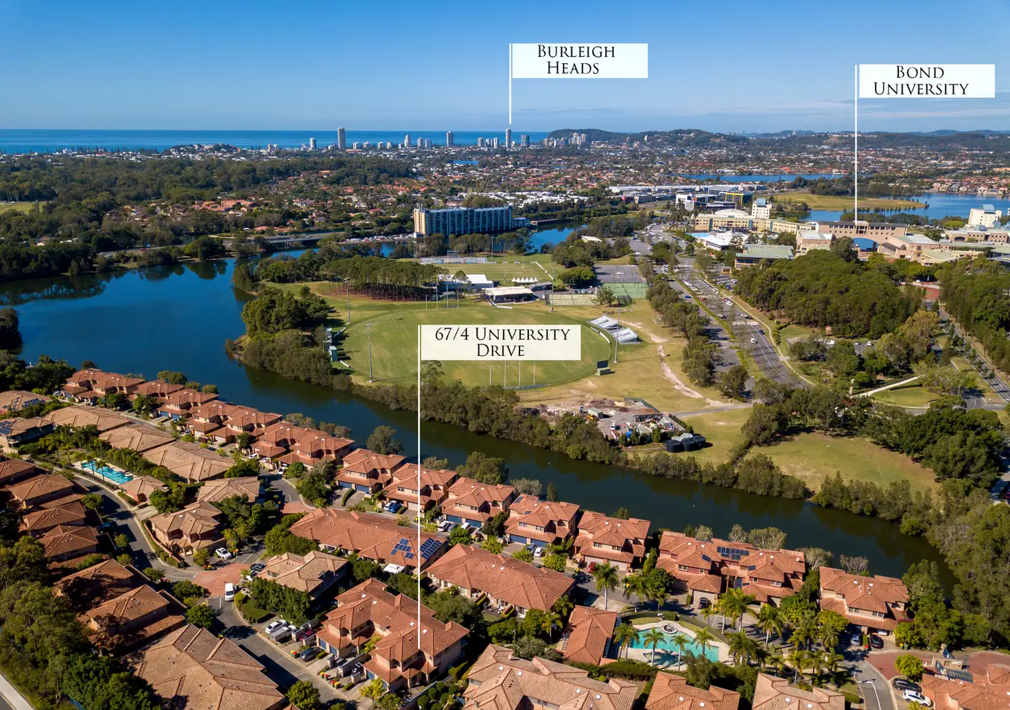 Main view of Homely townhouse listing, 67/4 University Drive, Robina QLD 4226
