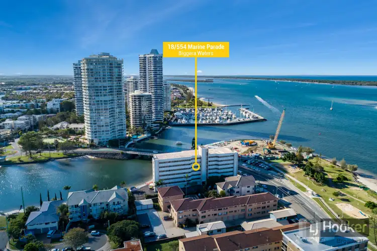 Main view of Homely unit listing, 18/554 Marine Parade, Biggera Waters QLD 4216