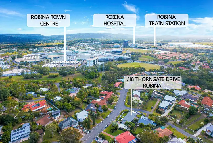 Main view of Homely house listing, 1/118 Thorngate Drive, Robina QLD 4226