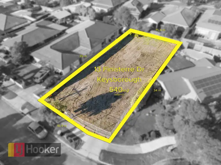 Main view of Homely land listing, 13 Finisterre Dr, Keysborough VIC 3173