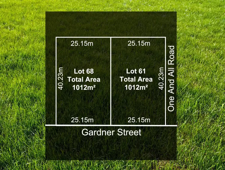 Main view of Homely land listing, 15-17 Gardner Street, Price SA 5570