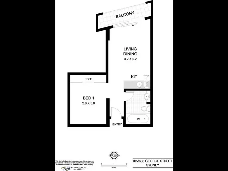 Seventh view of Homely apartment listing, 105/653 George St, Sydney NSW 2000
