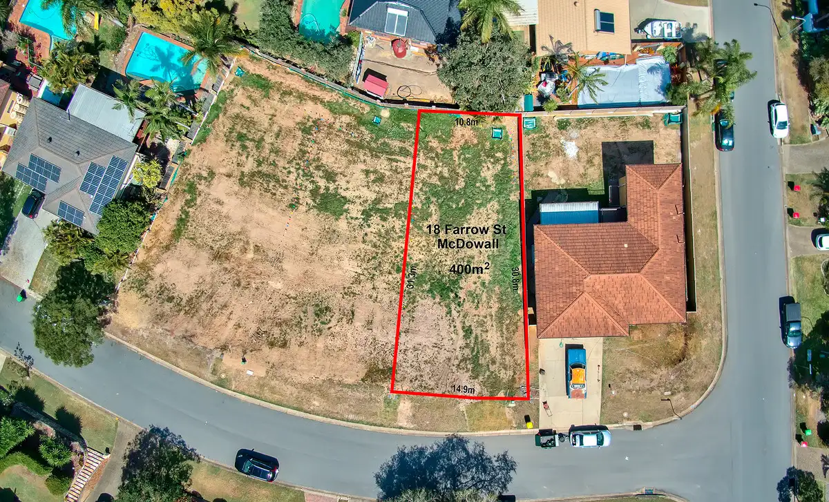 Main view of Homely land listing, 18 Farrow Street, Mcdowall QLD 4053