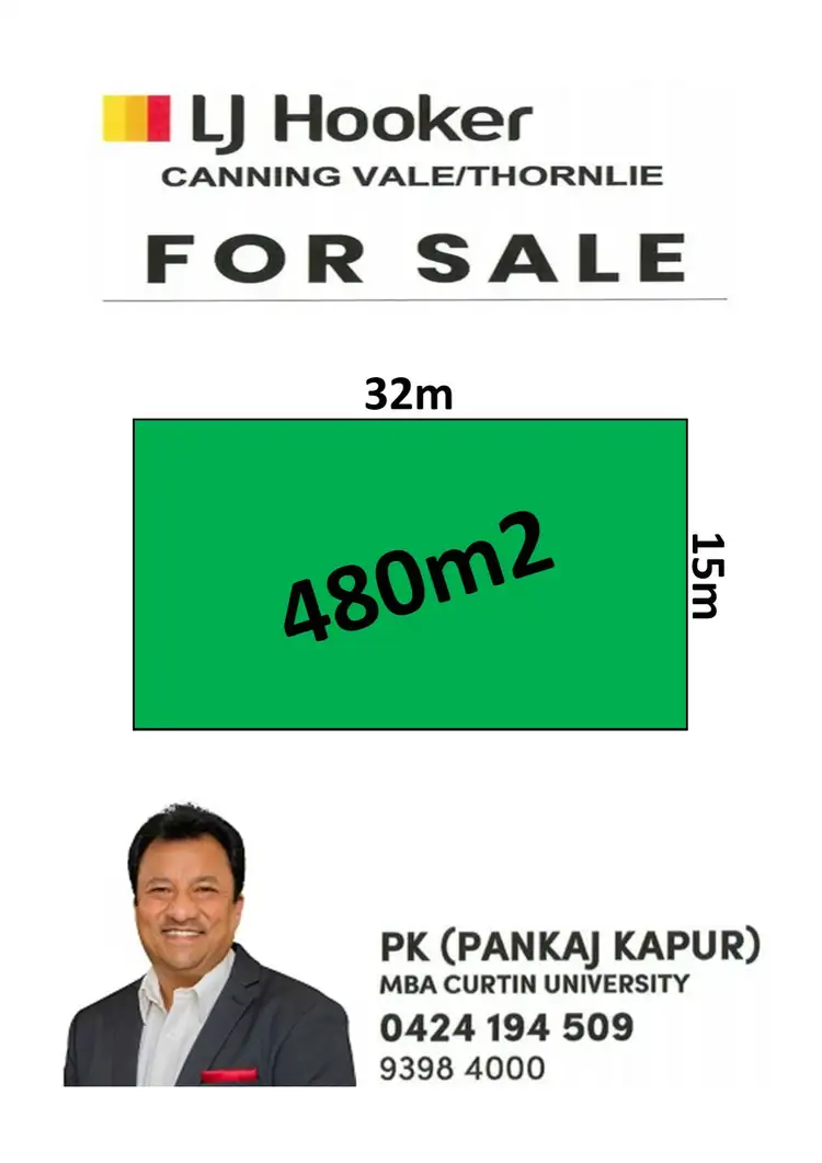 Main view of Homely land listing, 15 Tordera Parkway, Piara Waters WA 6112