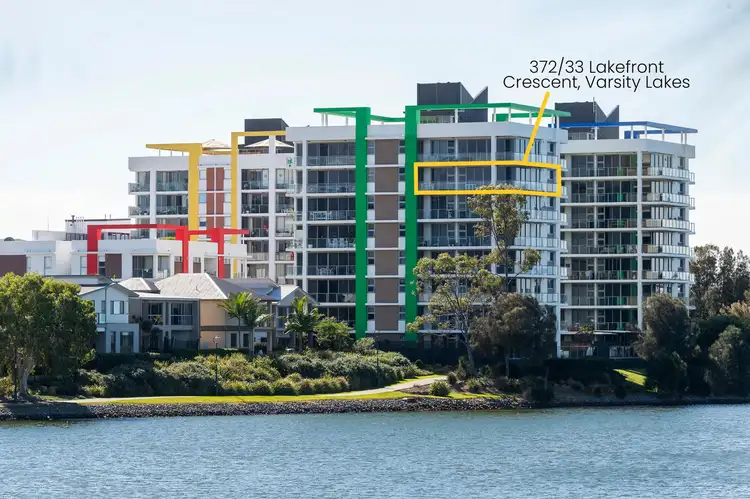 Main view of Homely apartment listing, 372/33 Lakefront Crescent, Varsity Lakes QLD 4227