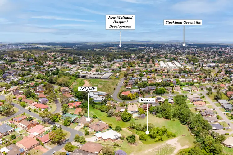 Main view of Homely unit listing, 1/1 Jodi Close, Tenambit NSW 2323