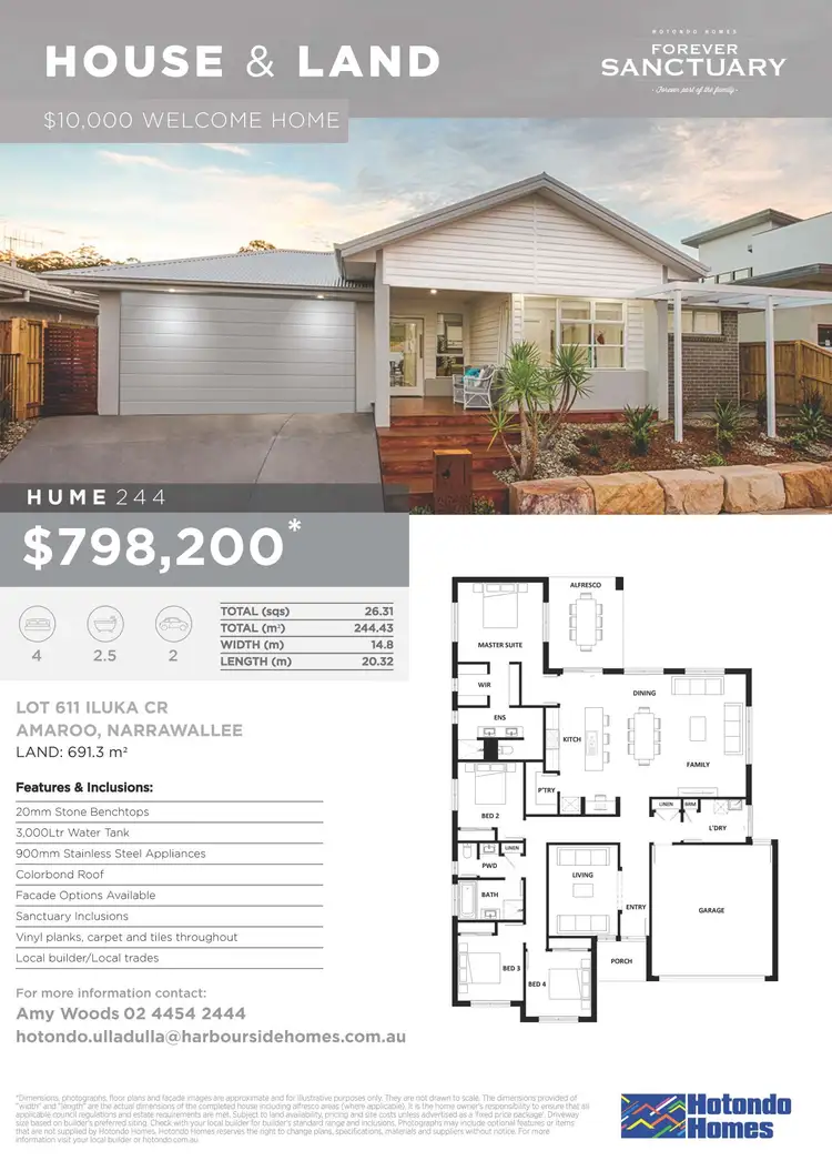 Fourth view of Homely land listing, Lot 611 Iluka Crescent, Narrawallee NSW 2539