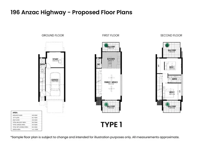 Fifth view of Homely townhouse listing, 1-5/196 Anzac Highway, Plympton SA 5038