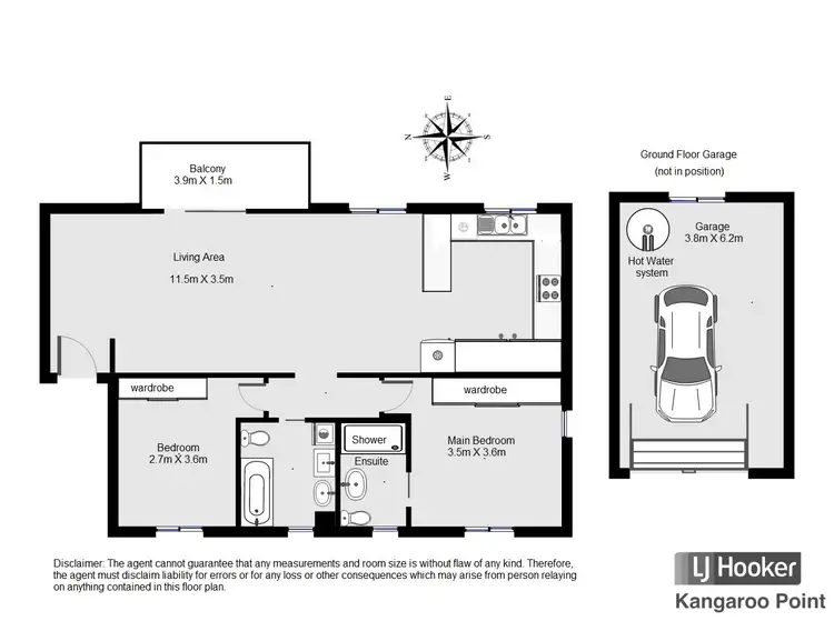 Third view of Homely unit listing, 4/99 Thorn Street, Kangaroo Point QLD 4169