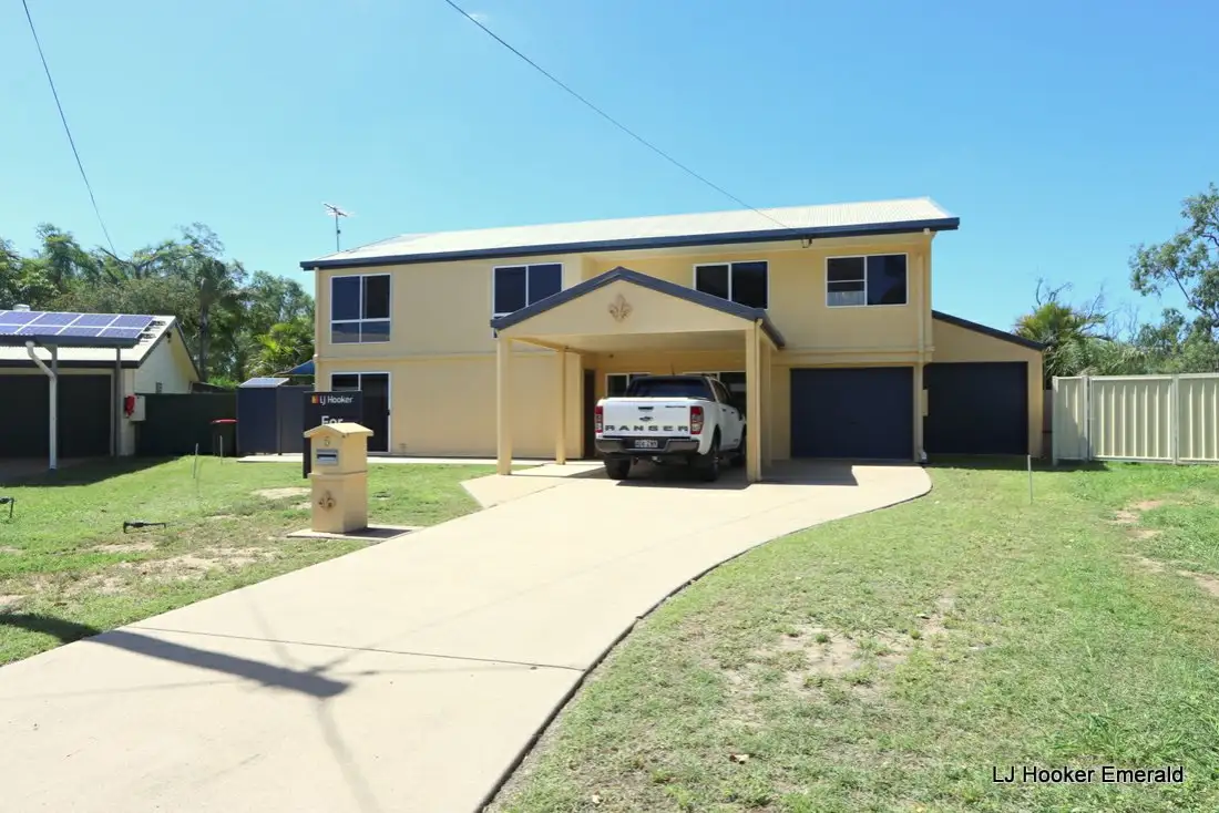 Main view of Homely house listing, 5 Lindeman Place, Emerald QLD 4720