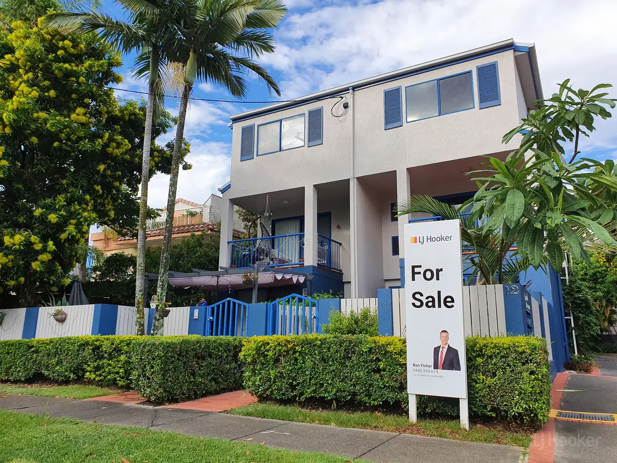 Main view of Homely townhouse listing, 2/12 Brighton Street, Biggera Waters QLD 4216