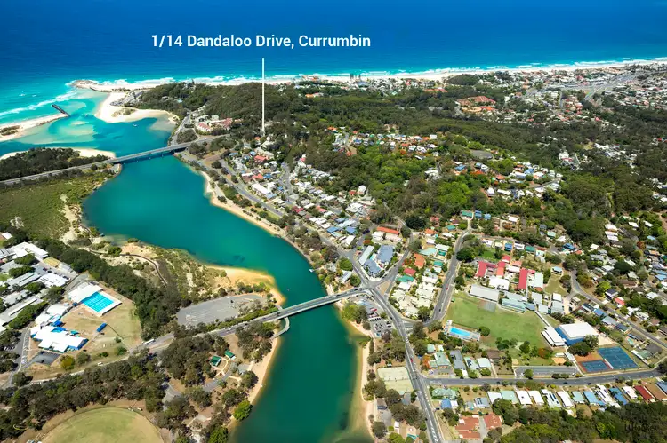 Main view of Homely townhouse listing, 1/14 Dandaloo Drive, Currumbin QLD 4223