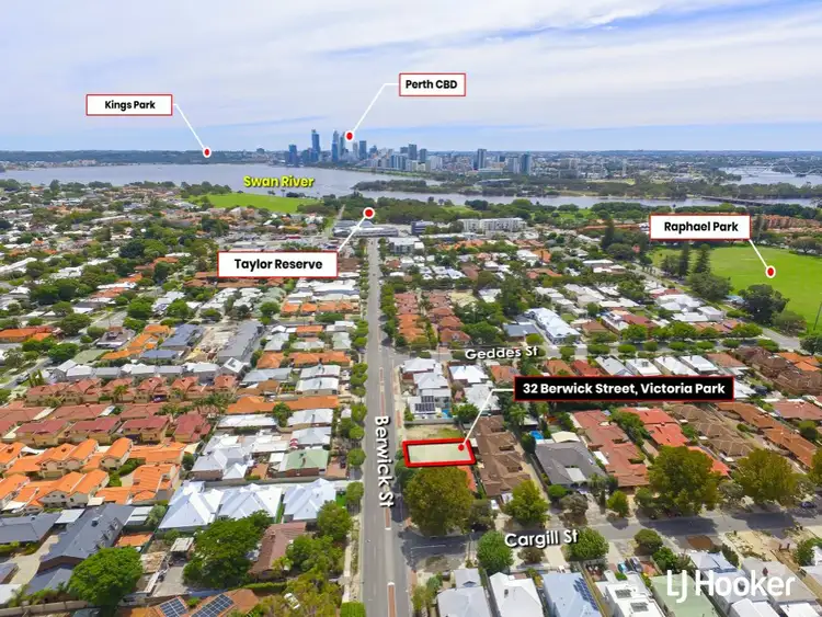 Main view of Homely land listing, 32 Berwick Street, Victoria Park WA 6100