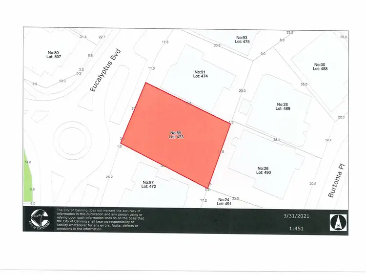 Fifth view of Homely land listing, 89 Eucalyptus Boulevard, Canning Vale WA 6155